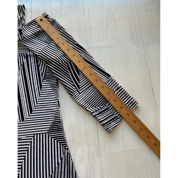 Clara Sun Woo Women's Geometric Striped Off-Shoulder Top Size M - Picture 7 of 7